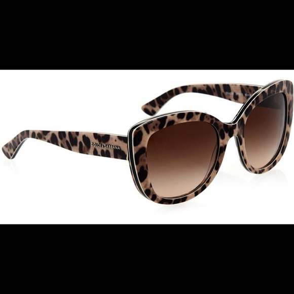 Dolce and Gabbana leopard print sunglasses - Picture 2 of 2